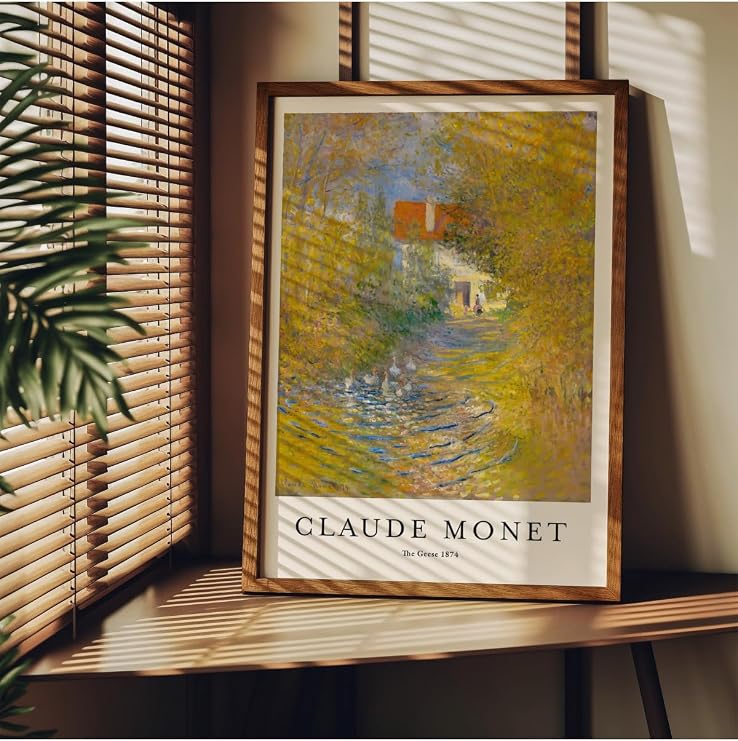 Fark Tanıtım Monet Çerçevesiz Poster, Modern Dekoratif Çerçevesiz Poster, Tablo, Monet-11, 21 x 30