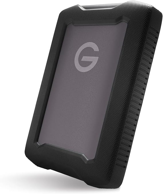 SanDisk PROFESSIONAL G-DRIVE ArmorATD 6TB Mobile Hard Drive All-Terrain Hard Drive USB-C Enabled 130MB/s for Mac and Windows Water and Dust Resistant