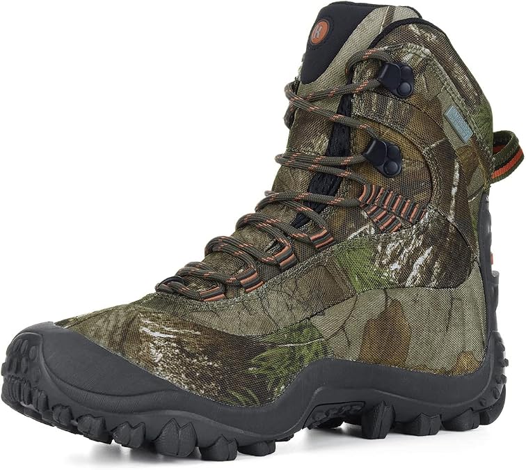 XPETI Mens Thermator Mid-Rise Lightweight Hiking Insulated Non-Slip Outdoor Boots
