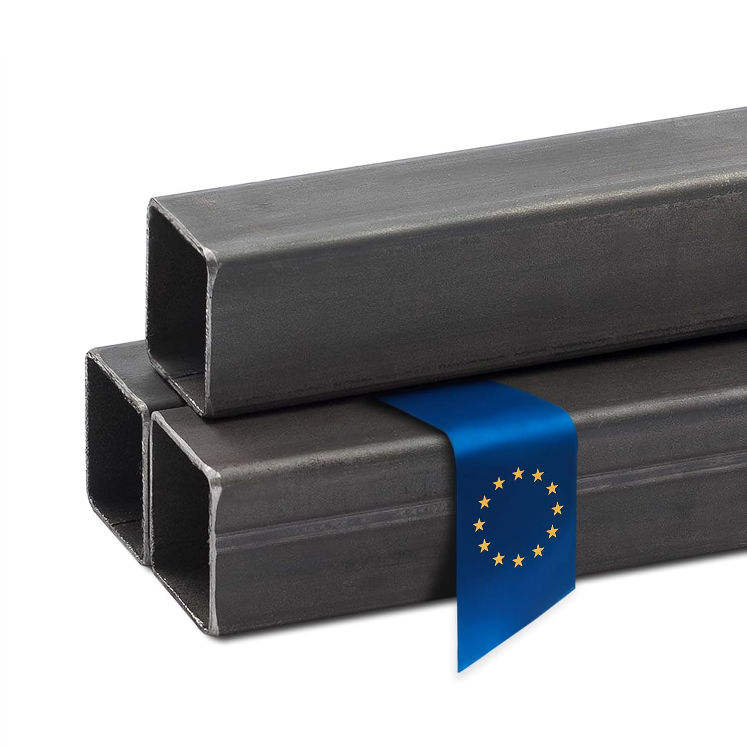 Stahl-Shop24 Steel Square Tube Hollow Profile Welded Construction Tube Square Tube for Constructions and Railings Material S235JRH Length: 500 mm Dimensions: 35 x 35 x 2 mm