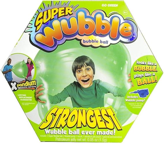 Wubble The Amazing Tear-Resistant Super Bubble Ball - Green