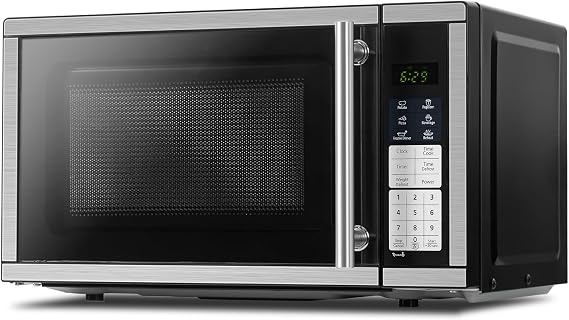 Countertop Microwave Ovens 0.7 Cu. Ft, 700 Watts Microwave Oven With LED Lighting,Turntable and Child Lock,Compact Microwave Perfect for Apartments and Dorms,Easy Clean Interior