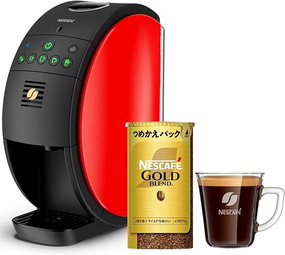 Nescafe Gold Blend Barista 50 Fifty Eco System Pack + Mug Set, Coffee Machine