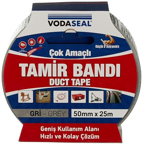 Vodaseal Çok Amaçlı Tamir Bandı Gri, 50mmx25mt