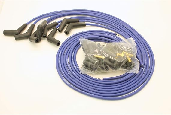 Pertronix 808315 Flame-Thrower Blue 8mm 8 Cylinder Spark Plug Wire