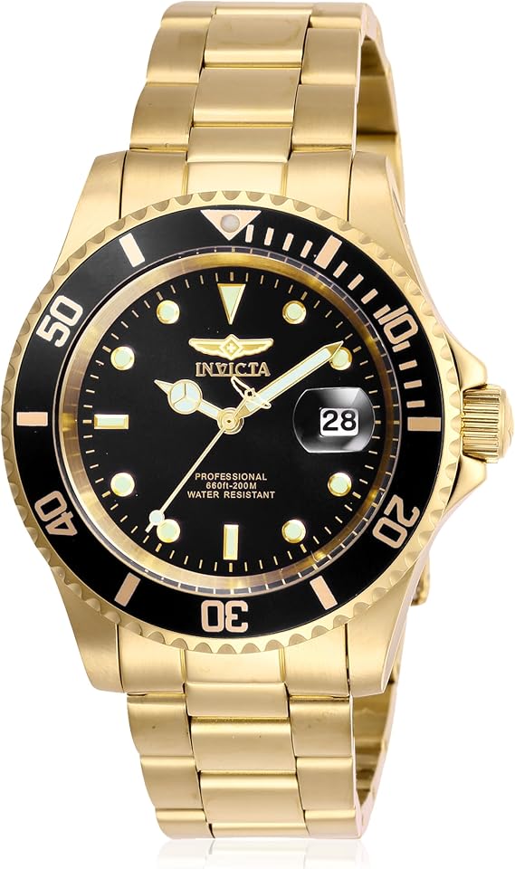 Invicta Men's Pro Diver Quartz Watch with Stainless Steel Strap