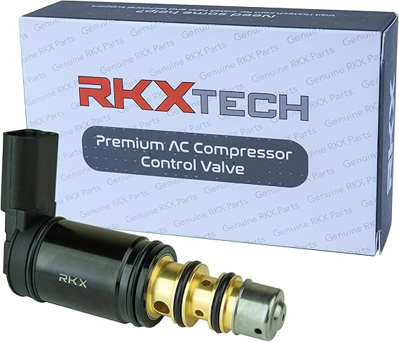 RKX AC Compressor Control Solenoid Valve Replacement Replacement for Denso 6SEU14C / 7SEU16C MK5 MK6