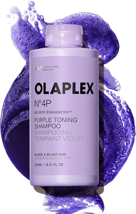 OLAPLEX N°.4P Blonde Enhancer Purple Shampoo | Toning Hair, 250 mL