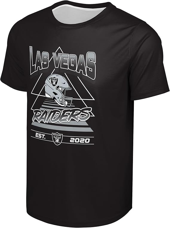 FOCO NFL Men's Official Helmet Logo Established Performance T-Shirt