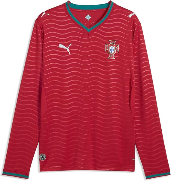 PUMA Mens Fpf Home Crew Neck Long Sleeve Replica Jersey Casual