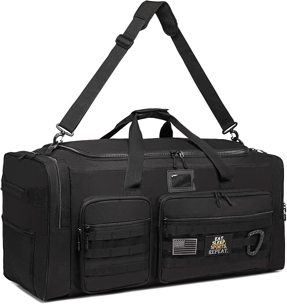 135L Extra Large Duffle Bag, Heavy Duty Sports Gym Travel Duffel Bag | for Basketball, Baseball, Hockey, Football, Helmets, and Pads