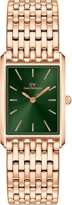 Daniel Wellington Bound Link 32x22mm Women's Watch, Rose Gold Watch for Women