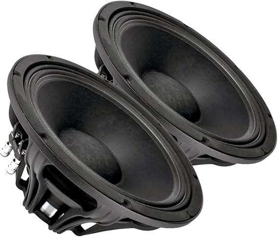 Pair Faital PRO 12FH500 12" Neo 8Ohm High Power Woofer Midbass 1000W 97dB 3" VC