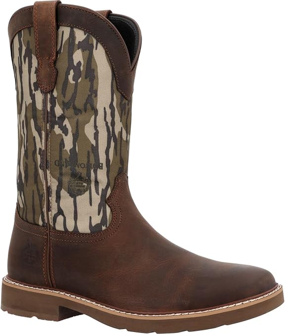 Georgia Boot Core 37 Western 11" Mossy Oak Pull On