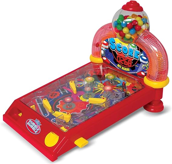 Dubble Bubble DB100P Pinball Gumball Machine - Lights - Sounds (Red)