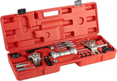 9 Way Slide Hammer Puller Set, 5.1lb Heavy Duty, Front Wheel Hub Bearing Remover & Rear Wheel Axle Hub Dent Shaft Puller Tool Kit