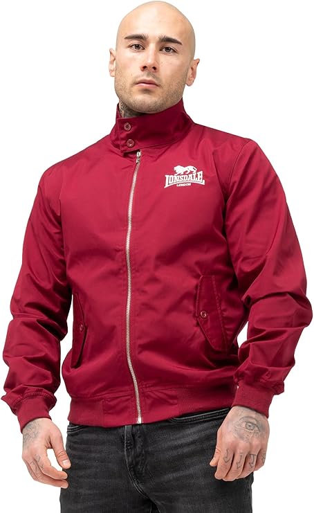 LONSDALE Harrington Jacket Cherry Red, M
