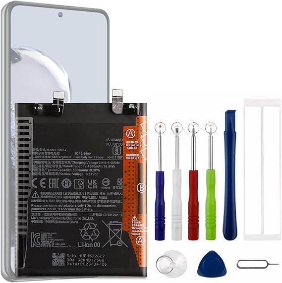 Neu BM5J Ersatz Akku Kompatibel Für Xiaomi 12T/12T Pro/Redmi K50 Ultra mit kostenlosem Toolkit