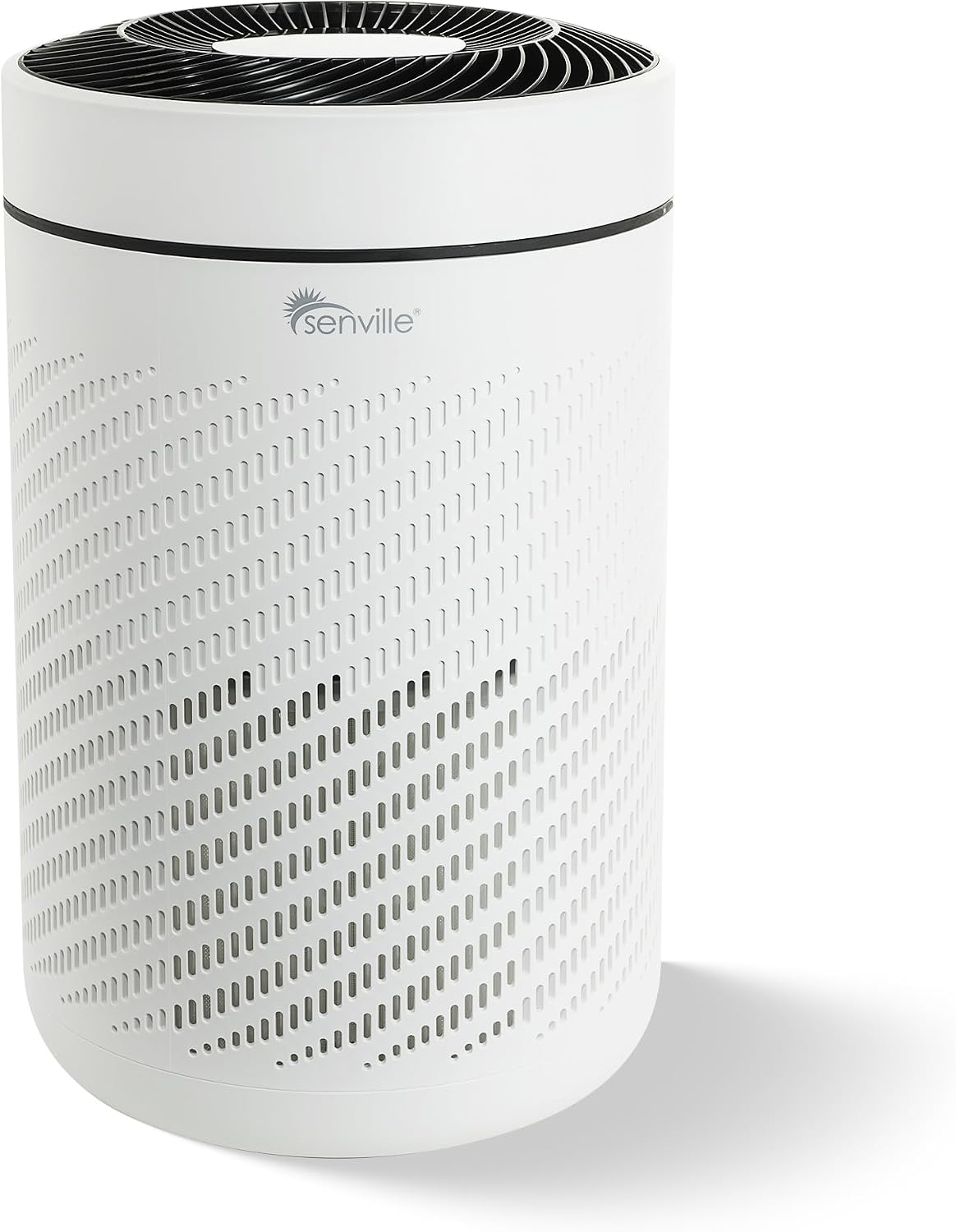 Senville Air Purifier for Home Allergies, Pet Hair in Bedroom, 3-in-1 HEPA Filter, Dust, Smoke, Pollutants, Odor, Flow 500, White