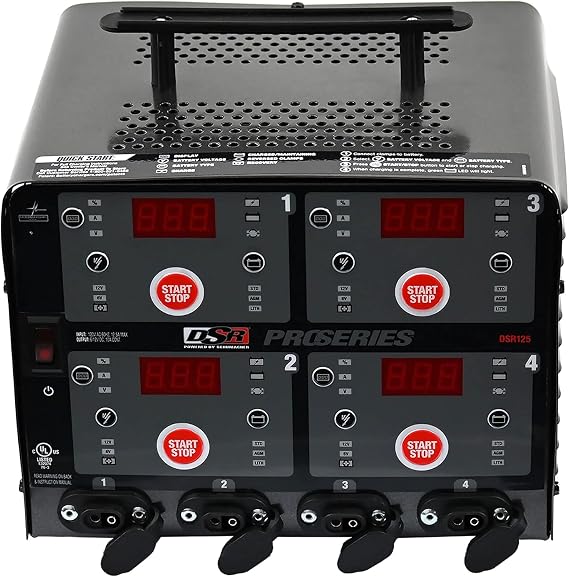 Schumacher Electric 10A Car Battery Charger & Maintainer, 6V/12V DSR125