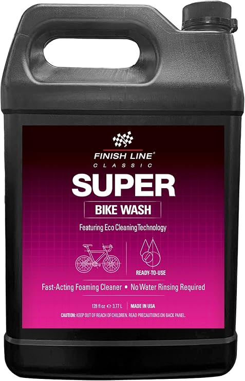 Finish Line Super Bike Wash Professional Biodegradable Bicycle Cleaner with Advanced Cleaning Agents and Rust Inhibitors Safe on All Components