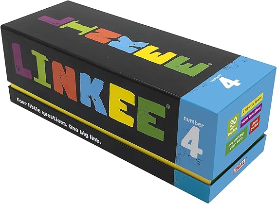 Ideal Linkee trivia game Four Little Questions, with One Big Link Family Games For 2-30 Players, Nylon/a, Ages 12+