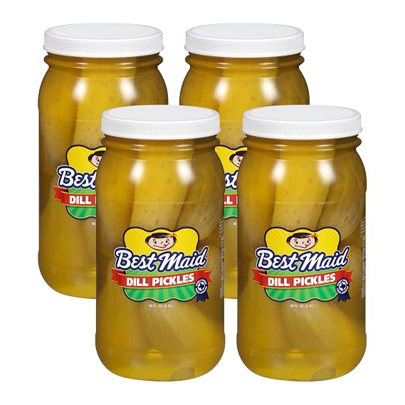Best Maid Products Whole Dill Pickles 80 Ounce (4 Pack)