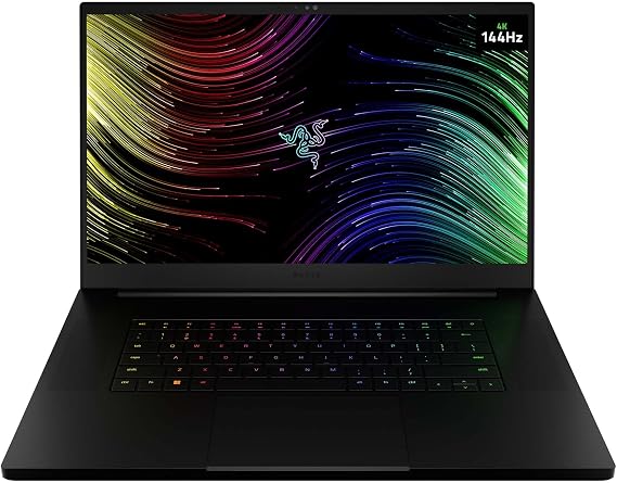 Razer Blade 17 Gaming Laptop: NVIDIA GeForce RTX 3080 Ti - 12th Gen Intel 14-Core i9 CPU - 17.3" 4K 144Hz - 32GB DDR5 RAM - 1TB PCIe SSD - Windows 11 - Chroma RGB - Thunderbolt 4 - SD Card Reader