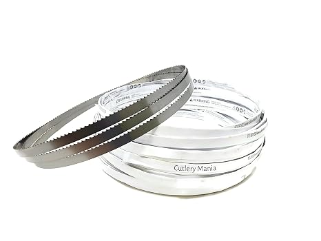 Cutlery Mania Meat Band Saw Blade 124 inch 3tpi X 5/8 X .025 (4-Pack)