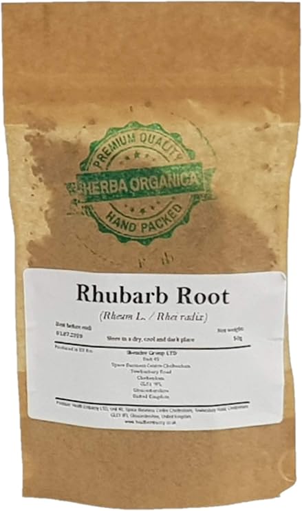 Rhubarb Root - Rheum L - Dried Cut Root Loose Herbal Tea (50g)