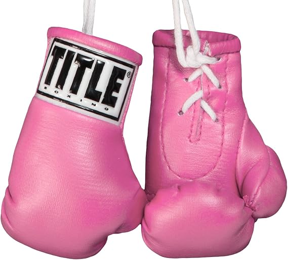 TITLE Boxing 3.5 Mini Boxing Gloves: Keyrings, Mini Boxing Gloves, Boxing Novelty Items, Boxing Gear