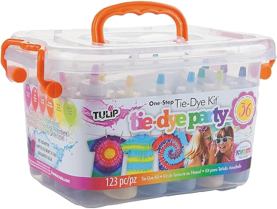 Tie Dye Kit for Kids and Adults - 14 Vibrant Colors Bulk Tie Dye Kits for Large Groups | Complete DIY Kits with Rubber Bands, Gloves & Supplies | Summer Activities for Kids, Parties & Camp Crafts