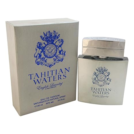 English Laundry Tahitian Waters Eau de Parfum, 3.4 Fl Oz
