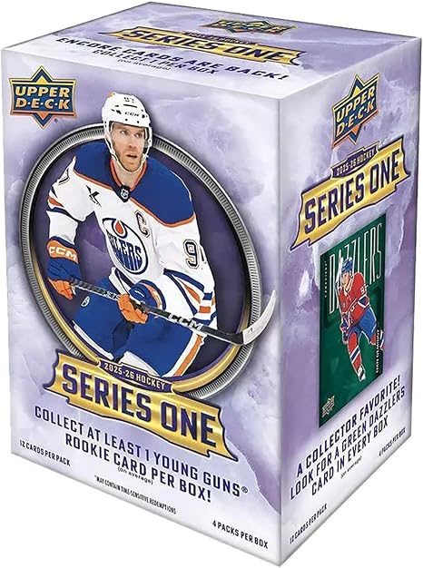 2025-26 Upper Deck Series 1 Hockey Blaster Box