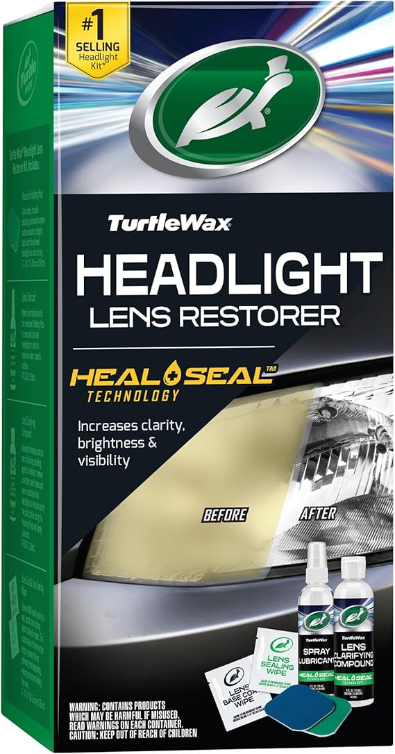 Turtle Wax Headlight Restoration Kit for Cars, Trucks & SUVs