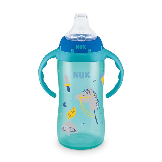 NUK Large Learner Sippy Cup, 10 Ounce (Colors may vary)
