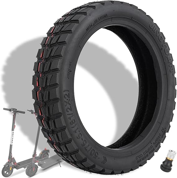 8.5x2.0 Off-road Tire, 50/75-6.1 Vacuum Tyre 8 1/2x2 Tubeless Tire Fit for Hiboy S2/S2R Plus~Gotrax G3/GXL V2/XR/APEX XL~iScooter i9~VOLPAM SP06~Aovopro ES80~Hover-1 Electric Scooter