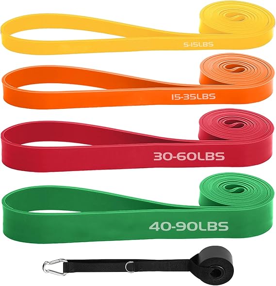 Exercise Bands Resistance Bands for Working Out,Pull Up Bands Set,at Home Workout Equipment,Workout Bands for Men and Women,Stretch Bands for Exercise