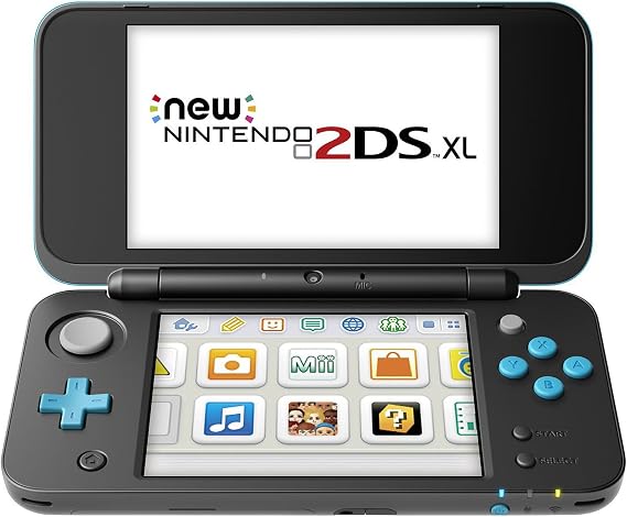 New Nintendo 2DS XL - Black + Turquoise Nintendo - Imported USA.