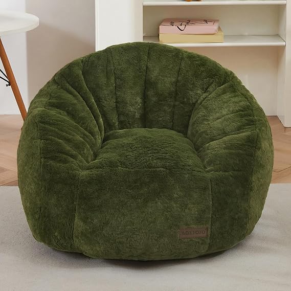 MAXYOYO Bean Bag Chair for Kids, Shell Shaped Bean Bag Sofa Floor Sofa