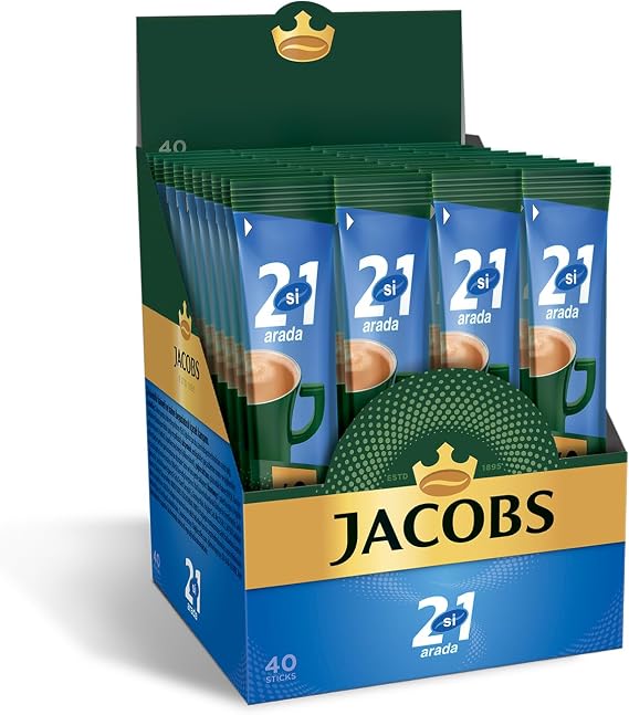 JACOBS 2 in 1 10.5 Grams x 40, Coffee