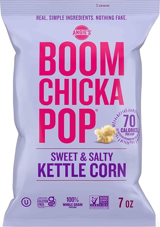 Angie's BOOMCHICKAPOP Sweet & Salty Kettle Corn, 7 oz. Bag
