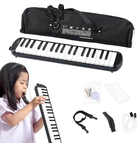 32 Keys Melodica Instrument | Melodica Instrument Air Keyboard Piano,32 Key Keyboard Harmonium Instrument with Carrying Bag for Beginners & Professionals
