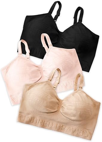 Kindred Bravely 3-Pack Hands Free Pumping Bra Wash, Wear, Spare Bundle X-Large