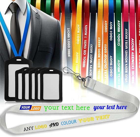 Customizable lanyards Custom Lanyard Waterproof & Durable for Trade Shows & Conferences