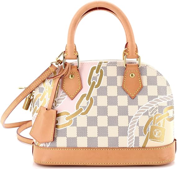 Pre-Loved Alma Handbag Limited Edition Nautical Damier BB, Print