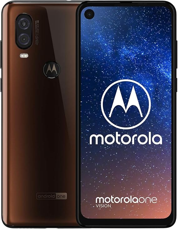 Motorola One Vision XT1970-2 Unlocked GSM Phone w/Dual 48MP & 5MP Camera - Bronze Gradient