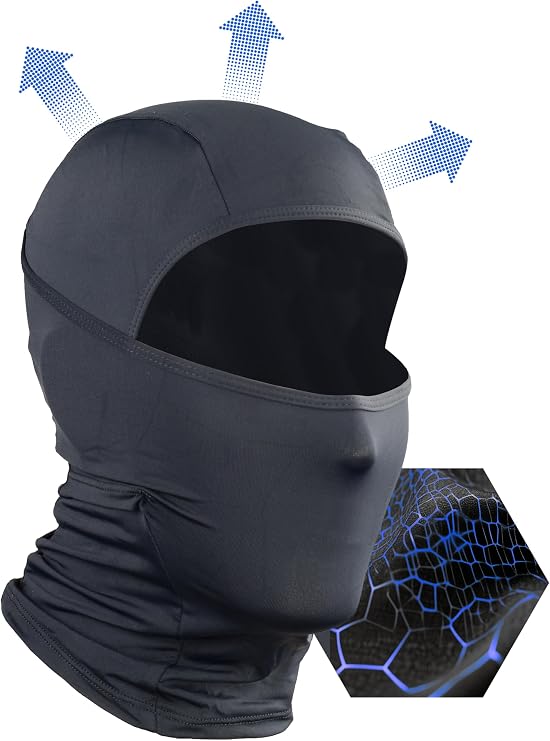 Sports Unlimited Adult/Kids Hood, Football Shiesty Mask, Ski Mask for Men and Women, Summer Balaclava (Warm/Cooling Options)