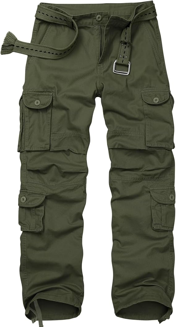 Men's Ripstop Cargo Pants, Hiking Work Pants