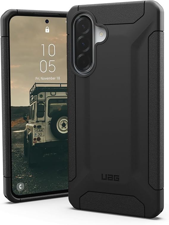 URBAN ARMOR GEAR UAG Designed for Samsung Galaxy A36 5G SM-A366 Case Scout - Rugged Non-Slip Military Drop Tested Protective Cover, Black